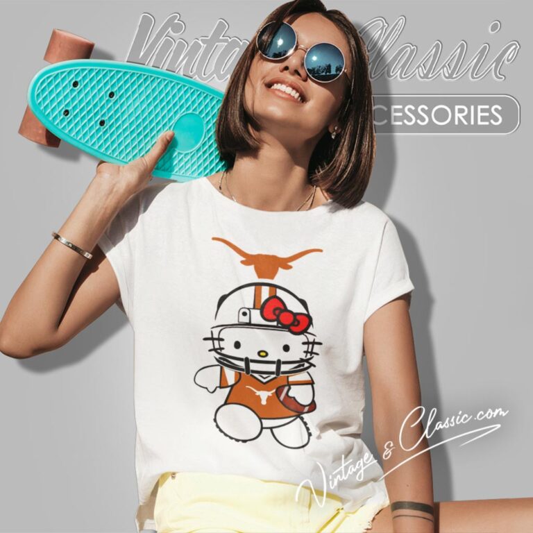 Texas Longhorns Hello Kitty Women T Shirt Texas Longhorns Hello Kitty Women T Shirt