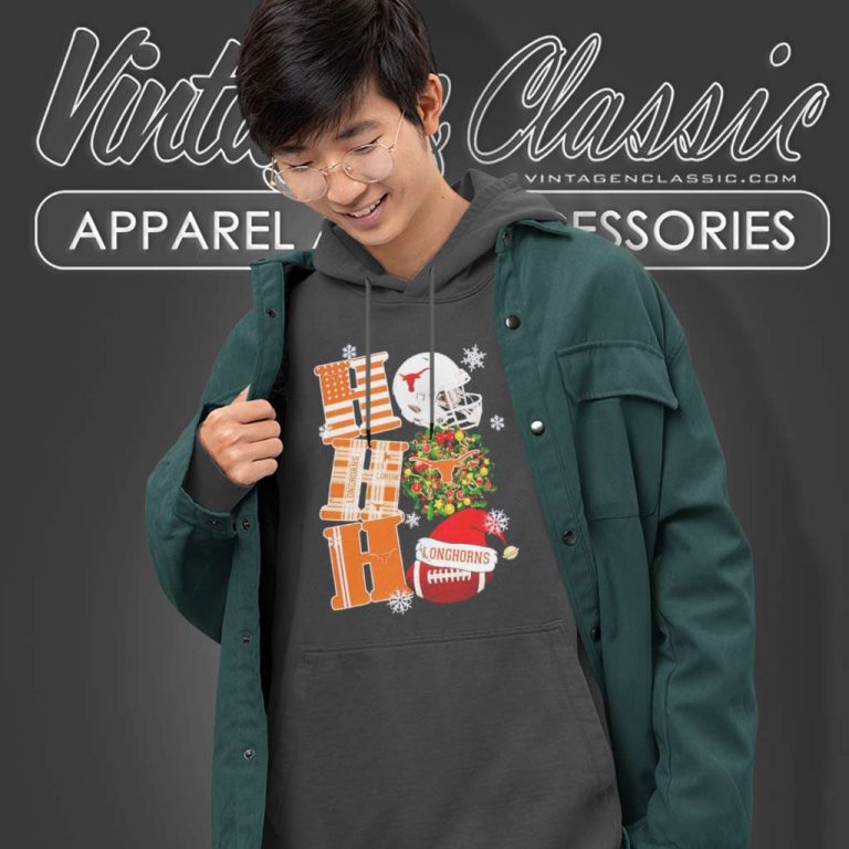 Texas Longhorns Ho Ho Ho Ncaa Christmas Hoodie Texas Longhorns Ho Ho Ho Ncaa Christmas Hoodie