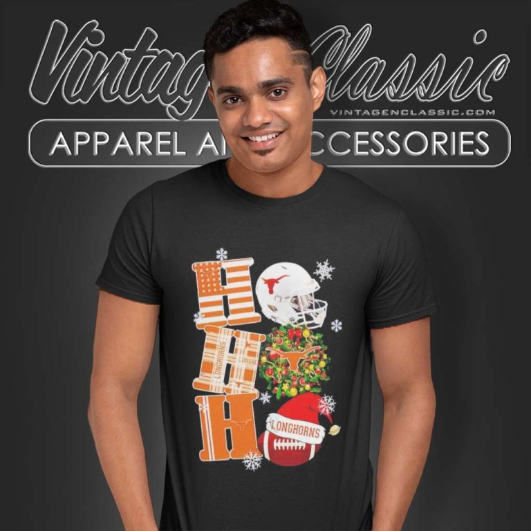 Texas Longhorns Ho Ho Ho Ncaa Christmas T Shirt Texas Longhorns Ho Ho Ho Ncaa Christmas T Shirt