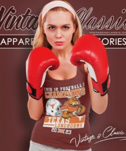 Texas Longhorns Mascot Big 12 Football Champions 2023 Tank Top Racerback