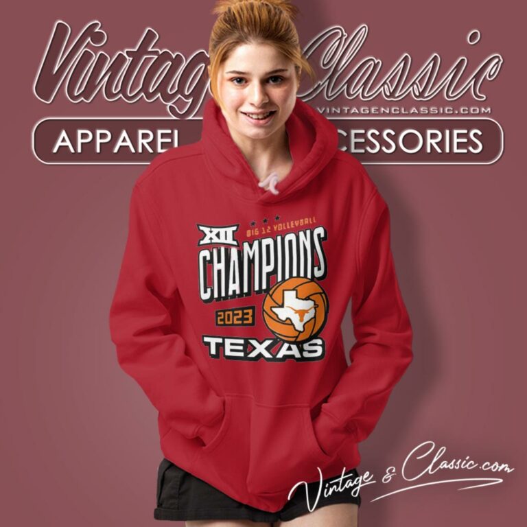 Texas Longhorns Volleyball Big 12 Champions Hoodie Texas Longhorns Volleyball Big 12 Champions Hoodie