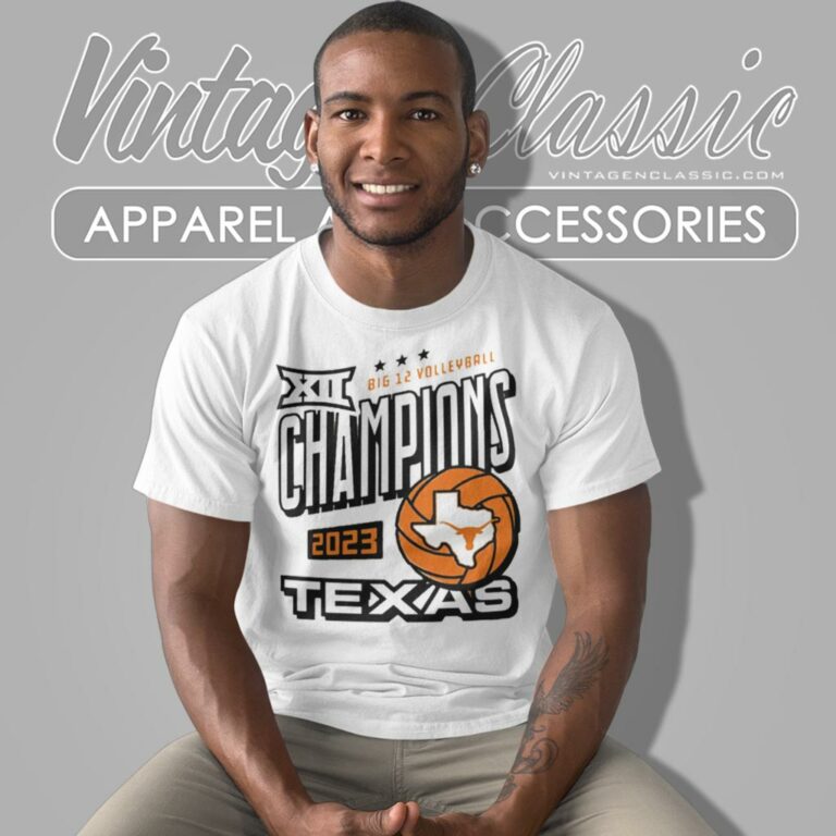 Texas Longhorns Volleyball Big 12 Champions T Shirt Texas Longhorns Volleyball Big 12 Champions T Shirt
