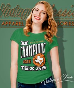 Texas Longhorns Volleyball Big 12 Champions Women T Shirt