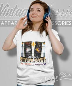 Texas Longhorns Vs Washington Huskies 2024 Sugar Bowl Matchup Women T Shirt