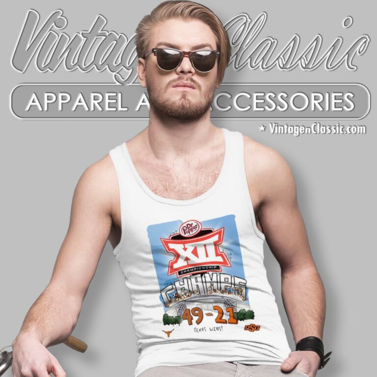 Texas Longhorns Wins 49 21 Oklahoma State Football 2023 Big 12 Championship Tank Top Racerback Texas Longhorns Wins 49 21 Oklahoma State Football 2023 Big 12 Championship Tank Top Racerback