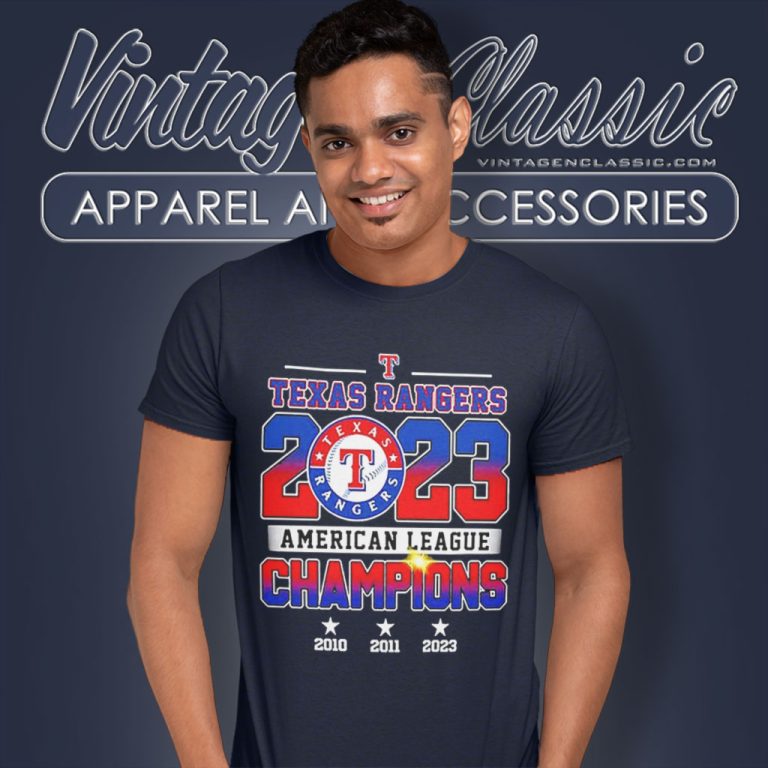 Texas Rangers 2023 Al Champions T Shirt Texas Rangers 2023 Al Champions T Shirt