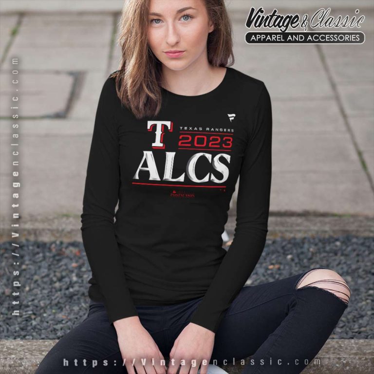 Texas Rangers 2023 Alcs Locker Room Long Sleeve Tee Texas Rangers 2023 Alcs Locker Room Long Sleeve Tee