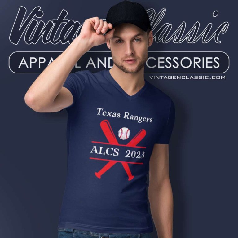 Texas Rangers Alcs Shirt Mlb World Series 2023 V Neck TShirt Texas Rangers Alcs Shirt Mlb World Series 2023 V Neck TShirt
