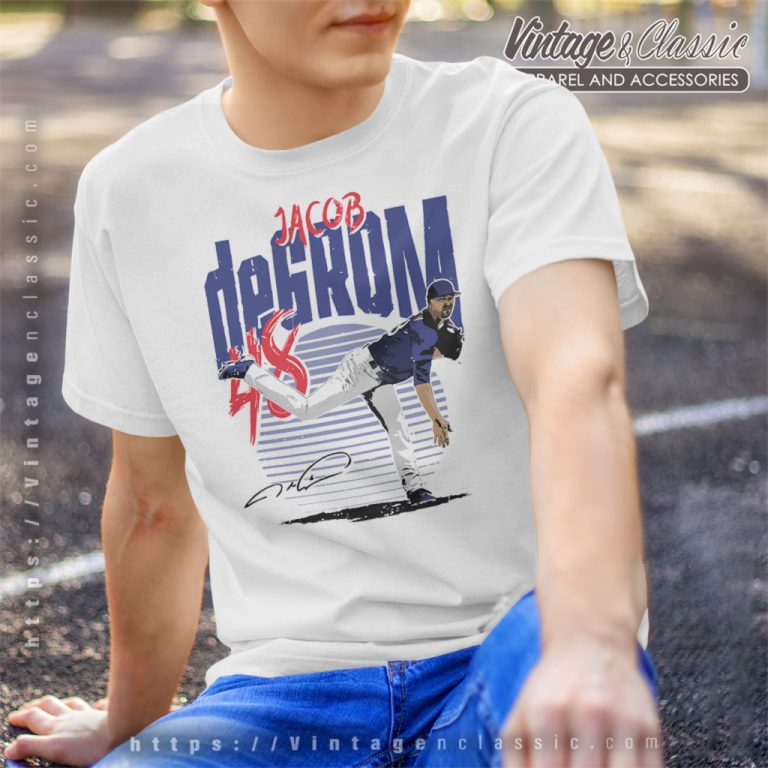 Texas Rangers Jacob Degrom Signature T Shirt Texas Rangers Jacob Degrom Signature T Shirt
