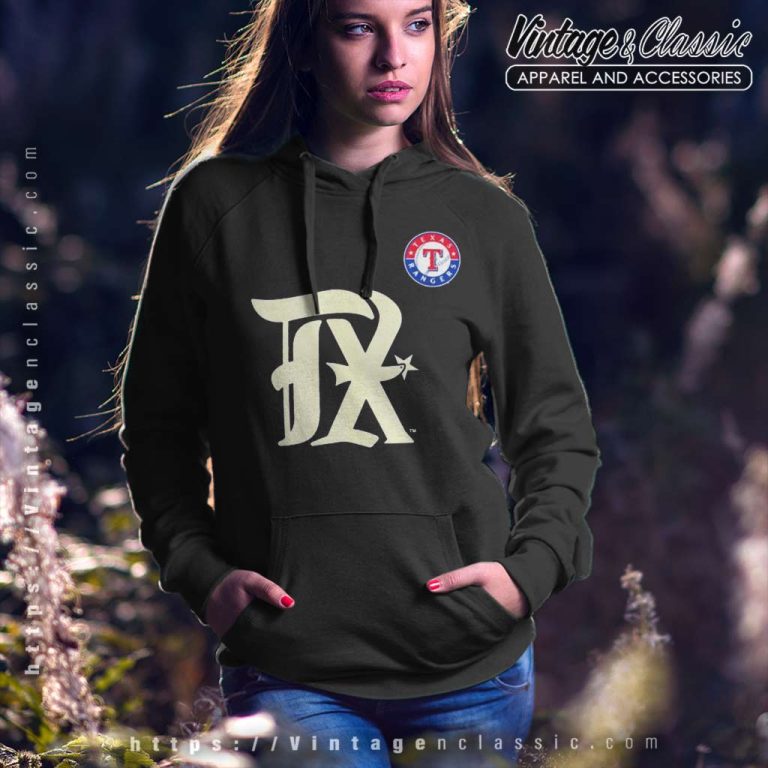 Texas Rangers 2023 City Connect Logo Hoodie Texas Rangers 2023 City Connect Logo Hoodie