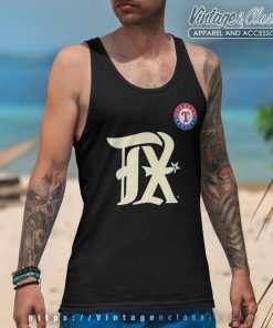 Texas Rangers 2023 City Connect Logo Tank Top Racerback