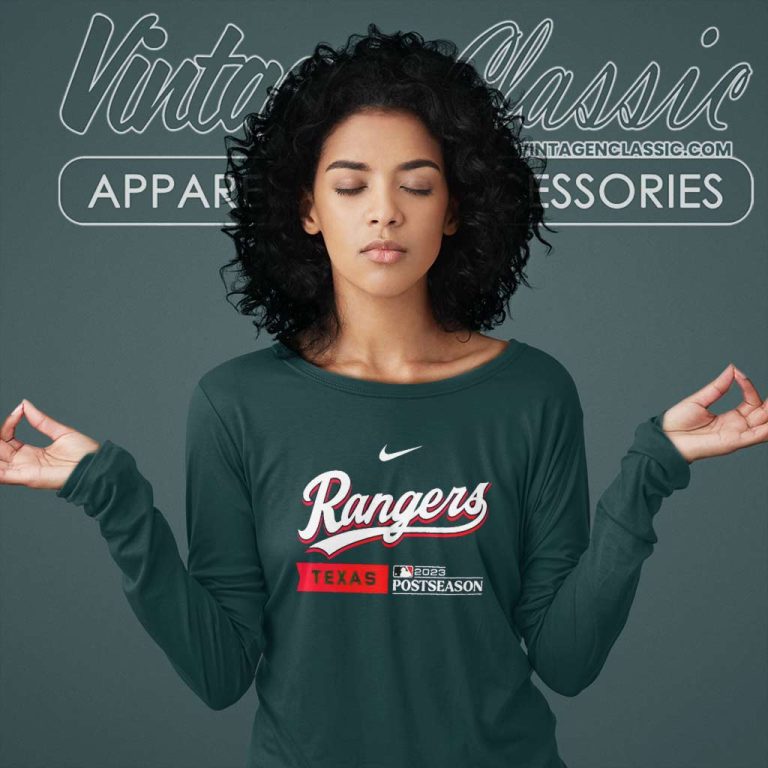 Texas Rangers Nike 2023 Postseason Long Sleeve Tee Texas Rangers Nike 2023 Postseason Long Sleeve Tee