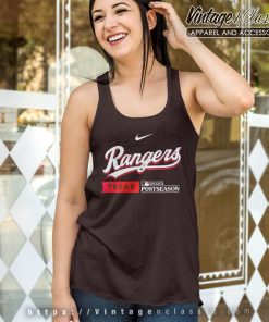 Texas Rangers Nike 2023 Postseason Shirt 4 Texas Rangers Nike 2023 Postseason Tank Top Racerback