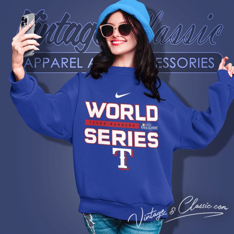 Texas Rangers Nike 2023 World Series Sweatshirt Texas Rangers Nike 2023 World Series Sweatshirt