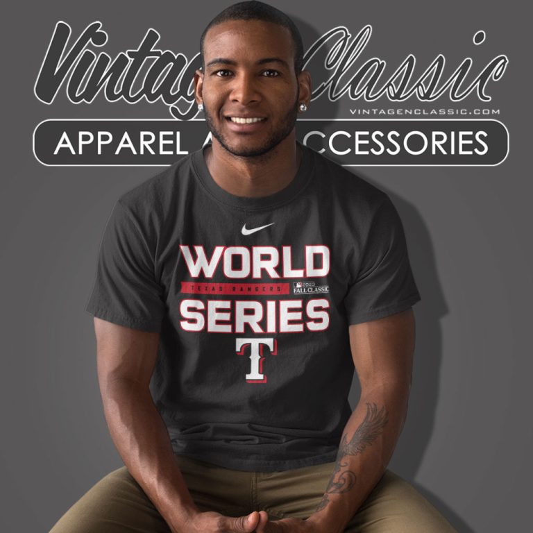 Texas Rangers Nike 2023 World Series T Shirt Texas Rangers Nike 2023 World Series T Shirt