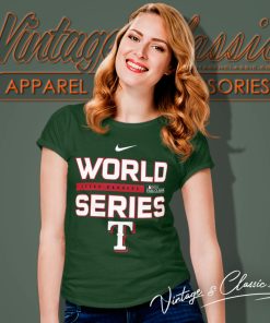 Texas Rangers Nike 2023 World Series Women T Shirt