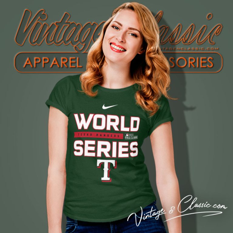 Texas Rangers Nike 2023 World Series Women T Shirt Texas Rangers Nike 2023 World Series Women T Shirt