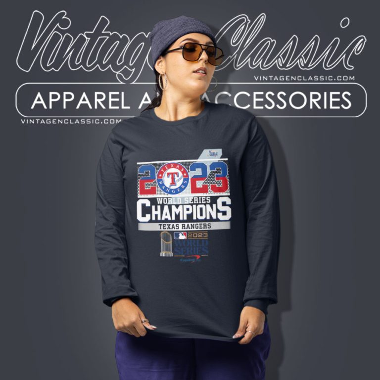 Texas Rangers Shirt 2023 World Series Champions Long Sleeve Tee Texas Rangers Shirt 2023 World Series Champions Long Sleeve Tee