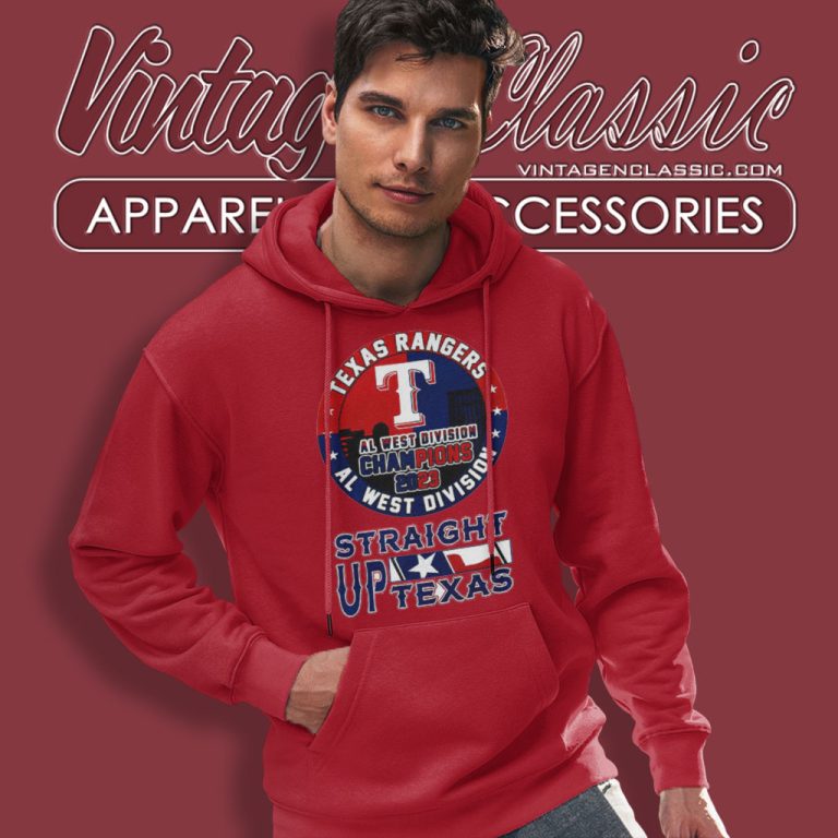 Texas Rangers Shirt Al West Division Champions 2023 Straight Up Texas Hoodie Texas Rangers Shirt Al West Division Champions 2023 Straight Up Texas Hoodie