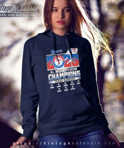 Texas Rangers Shirt Al West Division Champions 8x Champs 2023 Hoodie