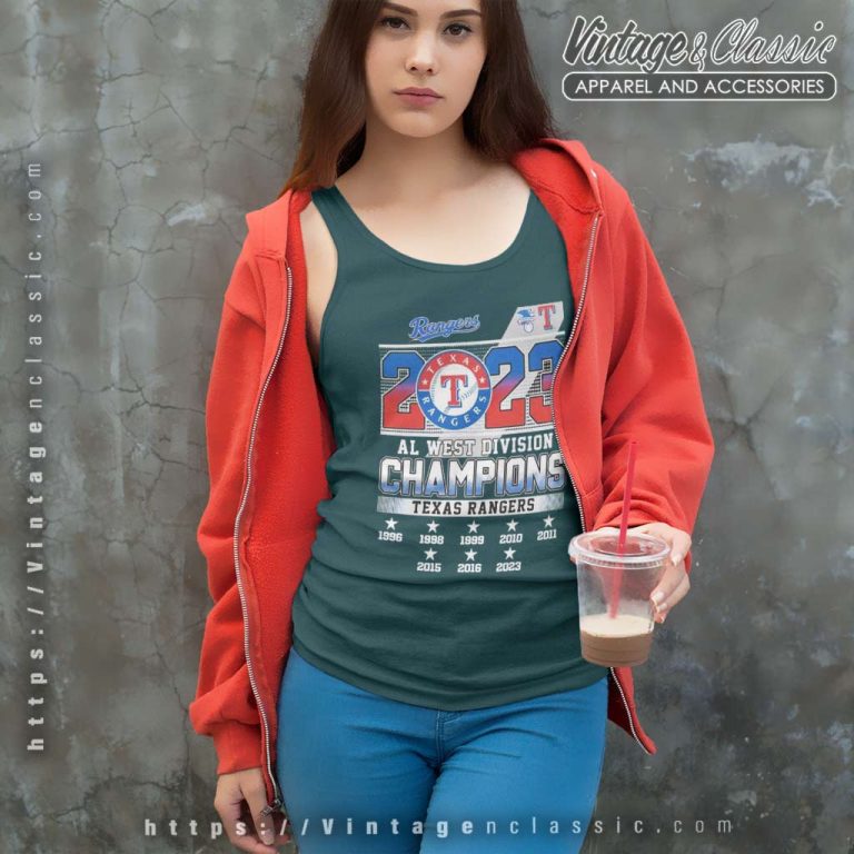 Texas Rangers Shirt Al West Division Champions 8x Champs 2023 Tank Top Racerback Texas Rangers Shirt Al West Division Champions 8x Champs 2023 Tank Top Racerback