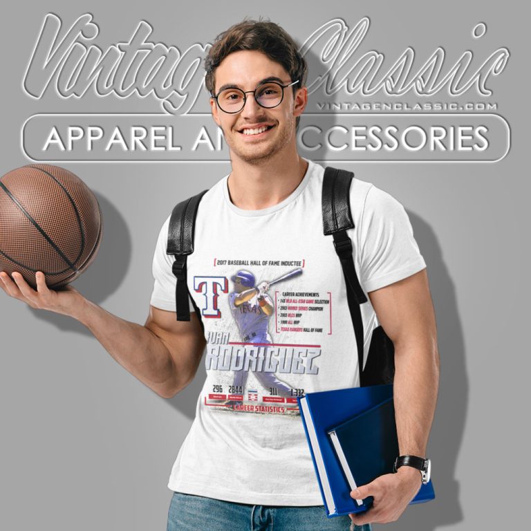 Texas Rangers Shirt Ivan Rodriguez 2017 Hall Of Fame T Shirt Texas Rangers Shirt Ivan Rodriguez 2017 Hall Of Fame T Shirt