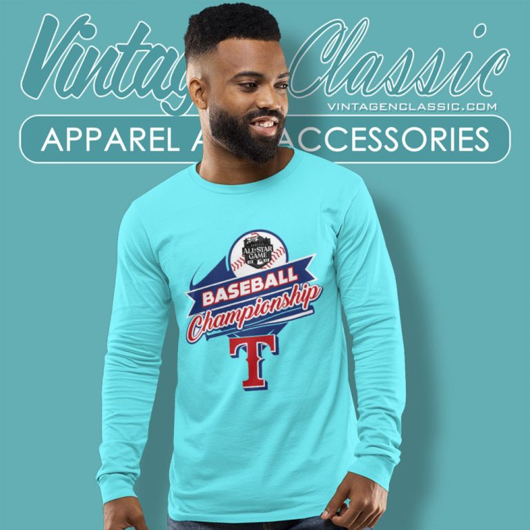 Texas Rangers Shirt Seattle All Star Game 2023 Baseball Championship Logo Long Sleeve Tee Texas Rangers Shirt Seattle All Star Game 2023 Baseball Championship Logo Long Sleeve Tee