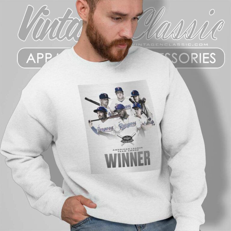 Texas Rangers Silver Slugger Squad Shirt Award Winner Sweatshirt Texas Rangers Silver Slugger Squad Shirt Award Winner Sweatshirt