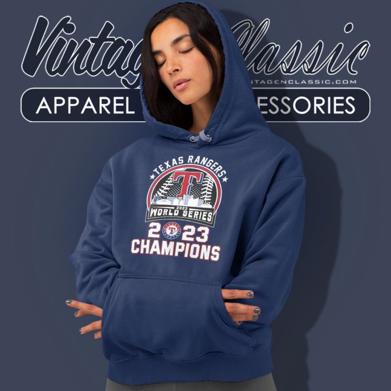 Texas Rangers Skyline 2023 World Series Champions Hoodie Texas Rangers Skyline 2023 World Series Champions Hoodie