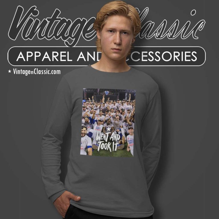 Texas Rangers Went And Took It Long Sleeve Tee Texas Rangers Went And Took It Long Sleeve Tee