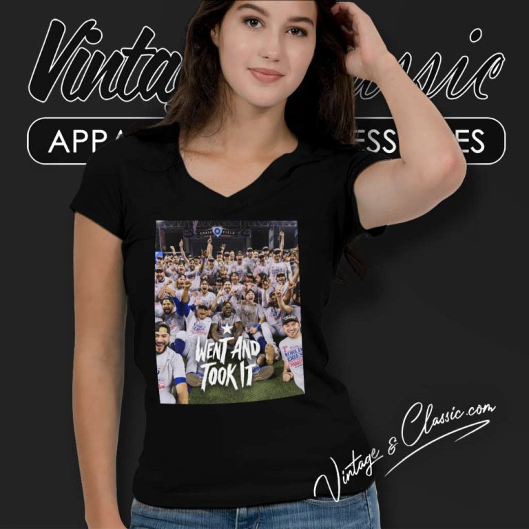 Texas Rangers Went And Took It V Neck TShirt Texas Rangers Went And Took It V Neck TShirt
