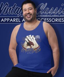 Texas State Bobcats 2023 First Responder Bowl Champions Gloves Tank Top Racerback