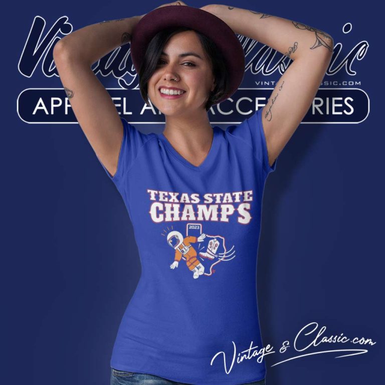 Texas State Champs 2023 Mlb Playoffs V Neck TShirt Texas State Champs 2023 Mlb Playoffs V Neck TShirt