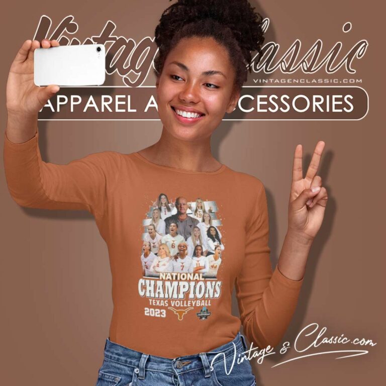 Texas Teams Womens Volleyball National Champions 2023 Ncaa Long Sleeve Tee Texas Teams Womens Volleyball National Champions 2023 Ncaa Long Sleeve Tee