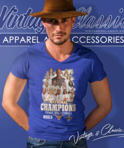 Texas Teams Womens Volleyball National Champions 2023 Ncaa V Neck TShirt