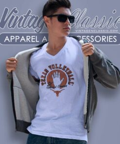 Texas Volleyball 5x National Champions V Neck TShirt