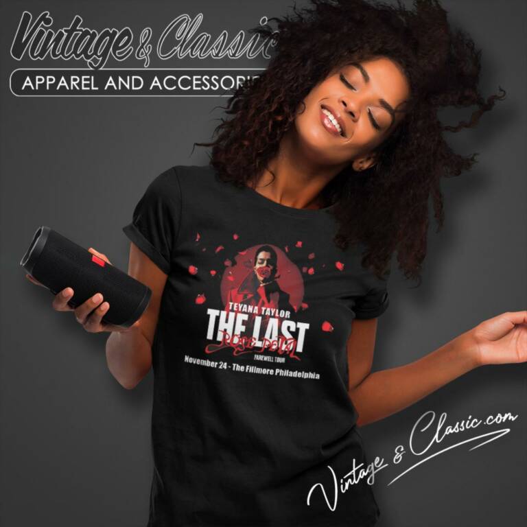 Teyana Farewell Rose Petal The Last Tour Women T Shirt Teyana Farewell Rose Petal The Last Tour Women T Shirt