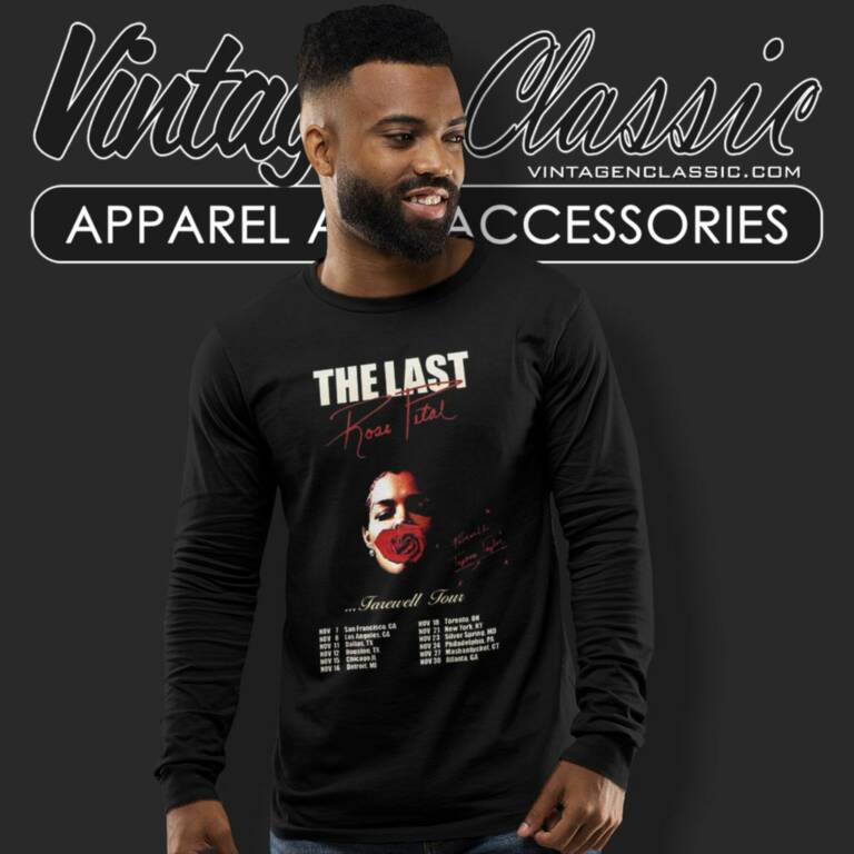 Teyana Farewell The Last Rose Petal Long Sleeve Tee Teyana Farewell The Last Rose Petal Long Sleeve Tee