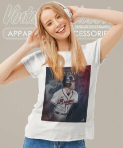 Thank You Freddie Freeman Atlanta Braves Signature Women TShirt