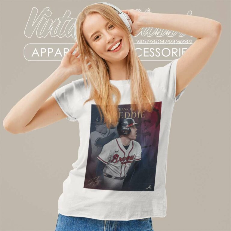 Thank You Freddie Freeman Atlanta Braves Signature Women TShirt Thank You Freddie Freeman Atlanta Braves Signature Women TShirt