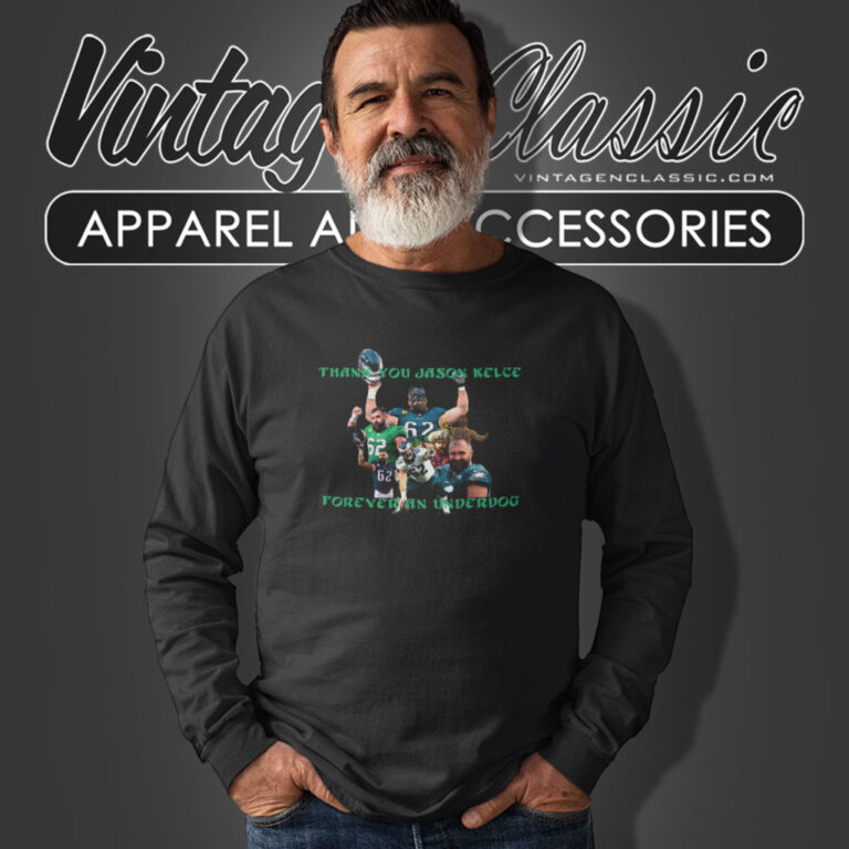 Thank You Jason Kelce Long Sleeve Tee Thank You Jason Kelce Long Sleeve Tee