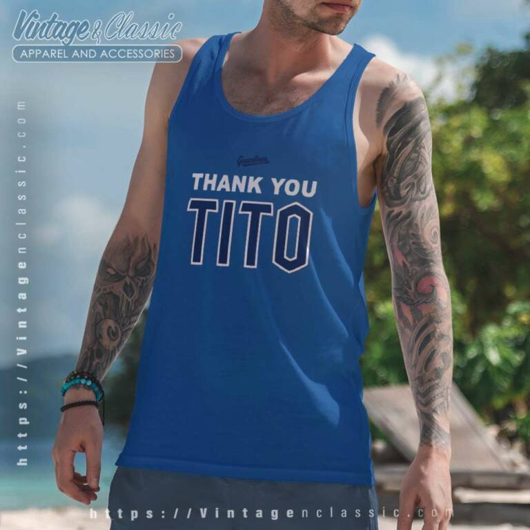 Thank You Tito Guardians Tank Top Racerback Thank You Tito Guardians Tank Top Racerback