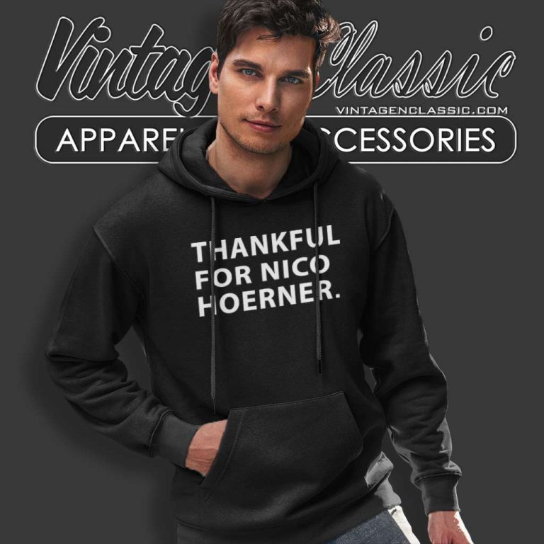 Thankful For Nico Hoerner Hoodie Thankful For Nico Hoerner Hoodie