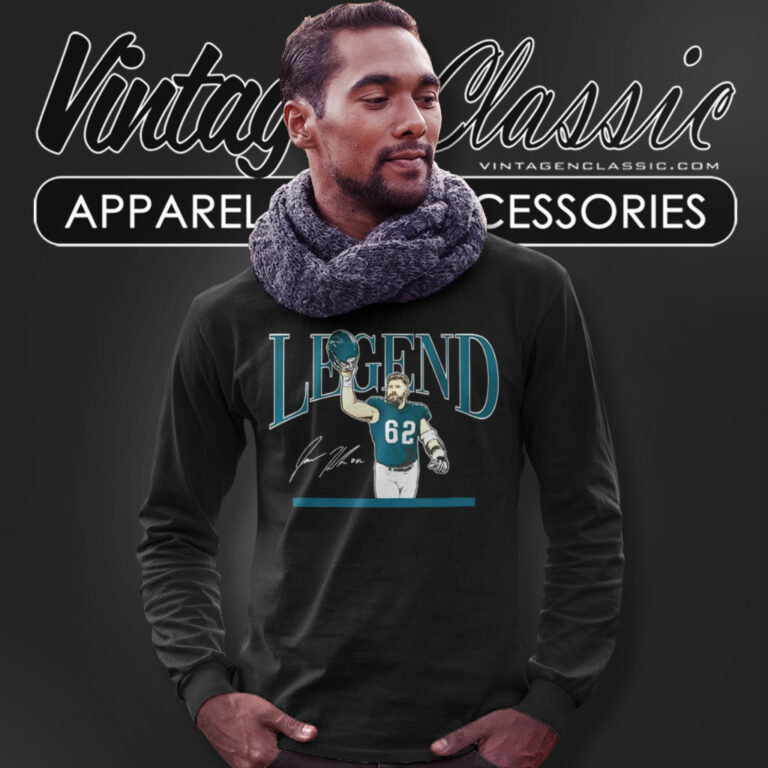 Thanks For The Memories Jason Kelce Signature Long Sleeve Tee Thanks For The Memories Jason Kelce Signature Long Sleeve Tee
