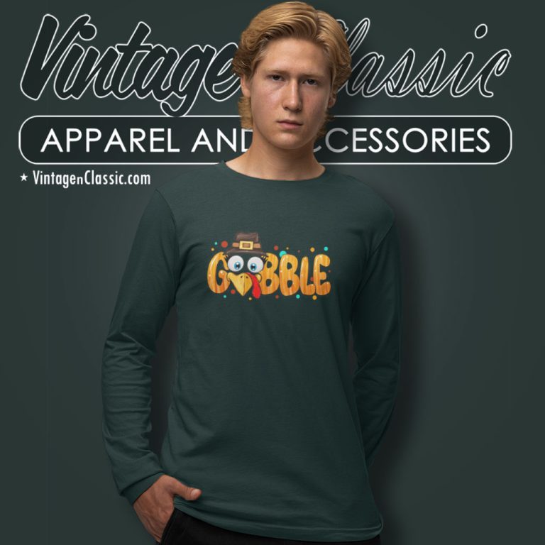 Thanksgiving Gobble Long Sleeve Tee Thanksgiving Gobble Long Sleeve Tee