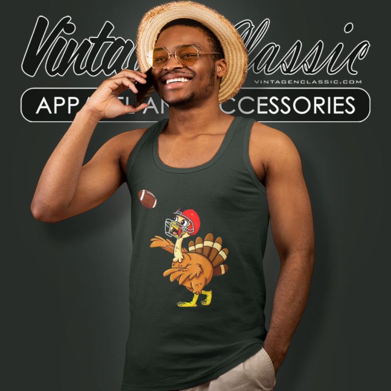 Thanksgiving Shirt Turkey Quarterback Football Tank Top Racerback Thanksgiving Shirt Turkey Quarterback Football Tank Top Racerback