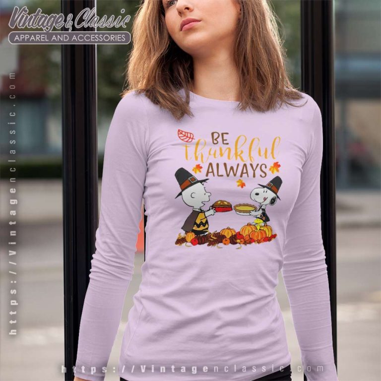 Thanksgiving Snoopy Charlie Shirt Happy Thanksgiving Long Sleeve Tee Thanksgiving Snoopy Charlie Shirt Happy Thanksgiving Long Sleeve Tee