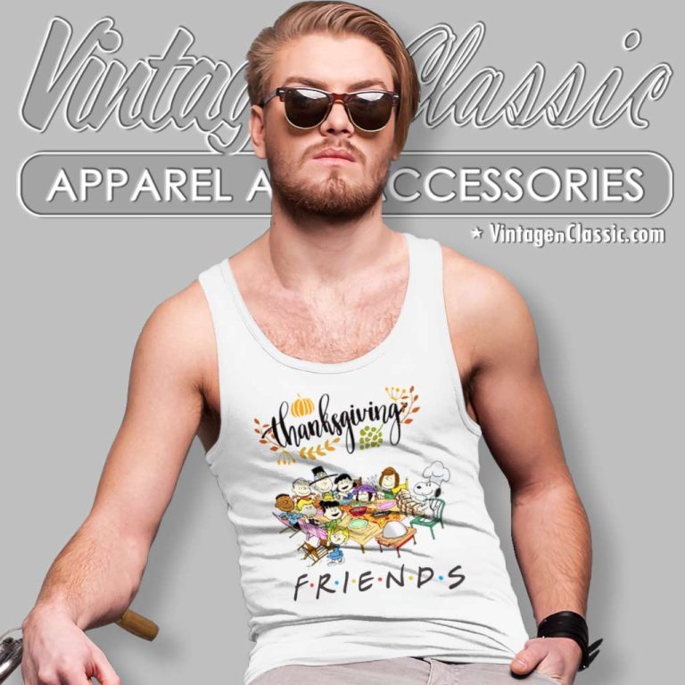Thanksgiving Snoopy Friends Peanuts Tank Top Racerback Thanksgiving Snoopy Friends Peanuts Tank Top Racerback