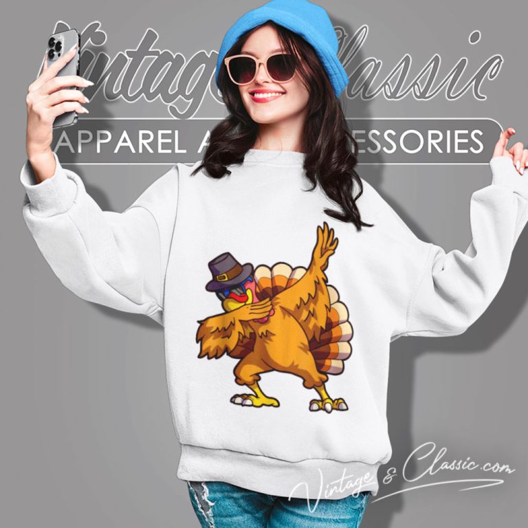 Thanksgiving Turkey Dabbing Sweatshirt Thanksgiving Turkey Dabbing Sweatshirt