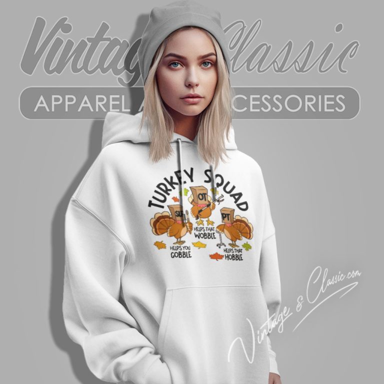 Thanksgiving Turkey Squad Hoodie Thanksgiving Turkey Squad Hoodie
